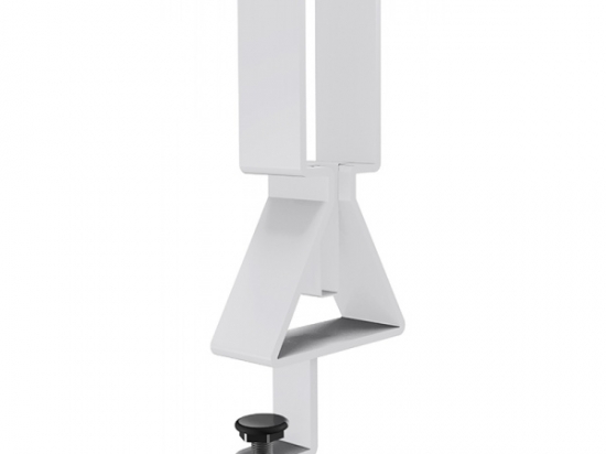 Pince de fixation pour écran de séparation acoustique, teinte aluminium
