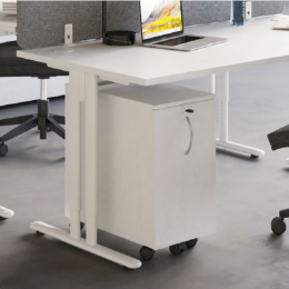Caisson de bureau à faible encombrement