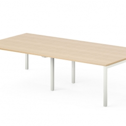Table de réunion rectangulaire 100x200 cm