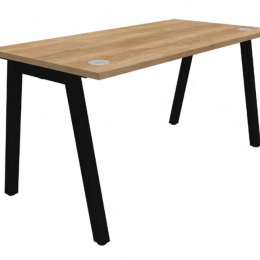 Bureau individuel scandinave avec obturateurs