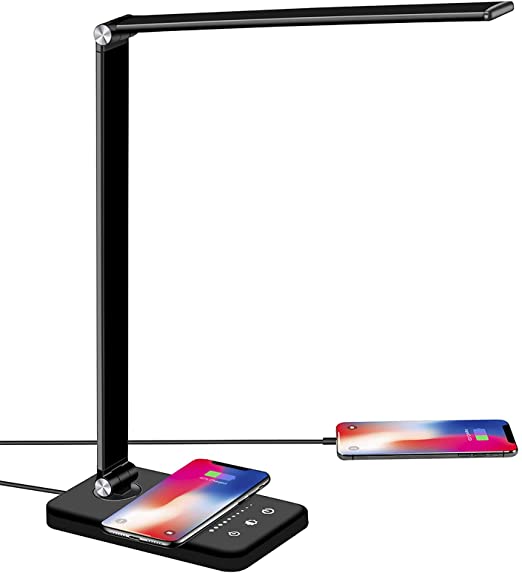 lampe bureau avec chargeur smartphone